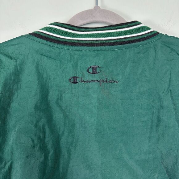 Vtg Champion Pullover Jacket Men's Large Green Windbreaker Austin Powder Company - Picture 10 of 14